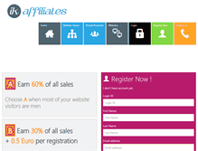 Tablet Screenshot of ik-affiliates.com